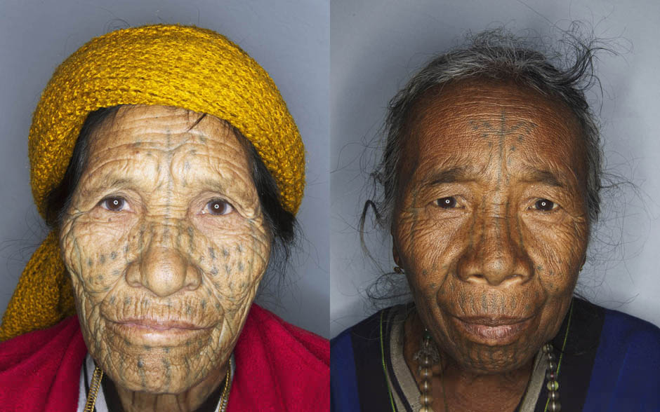 Фотография: Татуированные лица женщин народности чин из Бирмы №11 - BigPicture.ru