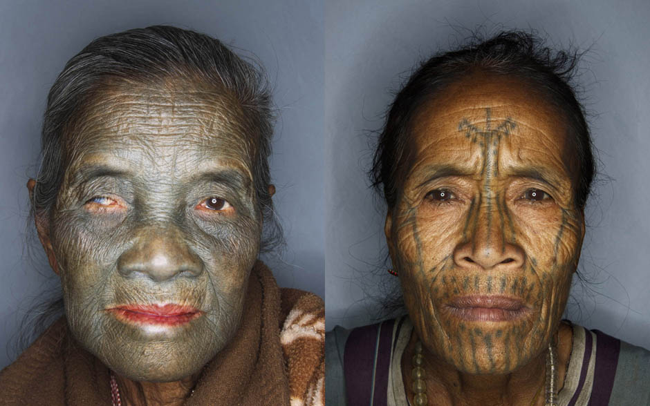 Фотография: Татуированные лица женщин народности чин из Бирмы №9 - BigPicture.ru