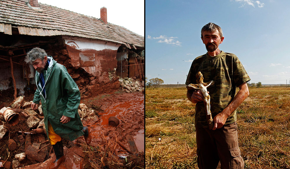 Фотография: Прорыв резервуара с токсичными отходами в Венгрии: год спустя №2 - BigPicture.ru