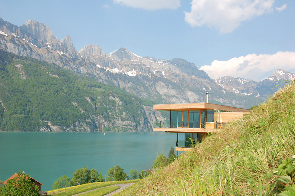 Фотография: Walensee House – дом на берегу озера в Швейцарии №2 - BigPicture.ru