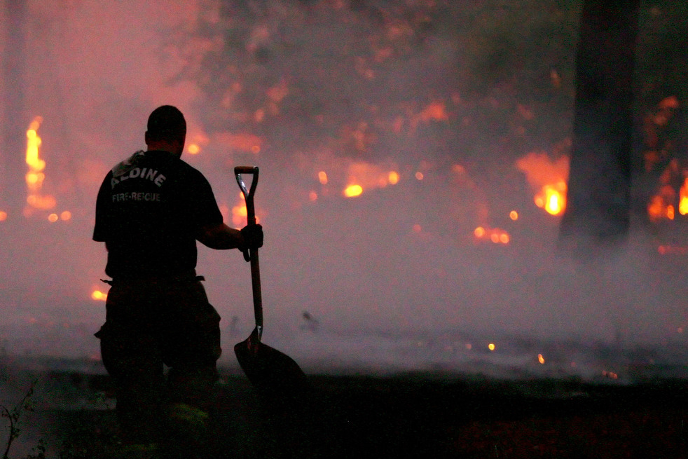 Фотография: Лесные пожары бушуют в Техасе №18 - BigPicture.ru