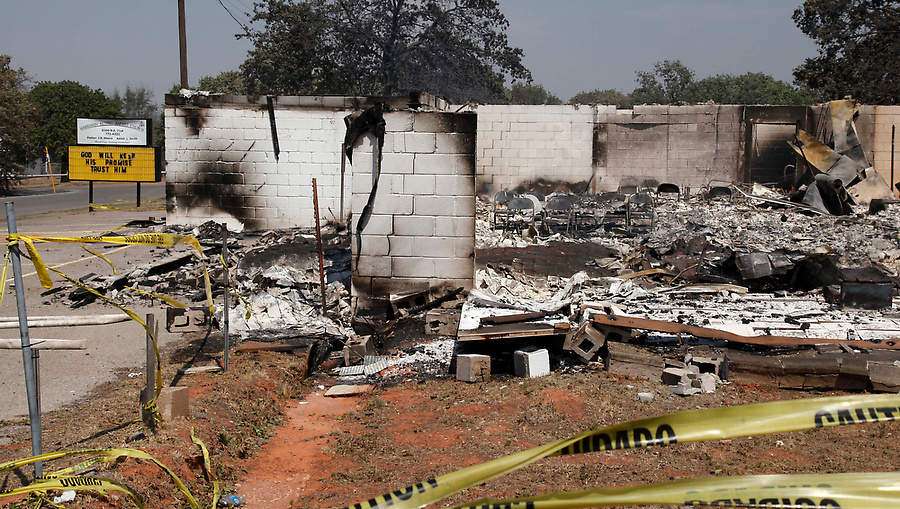 Фотография: Пожары уничтожили десятки домов в Техасе и Оклахоме №21 - BigPicture.ru