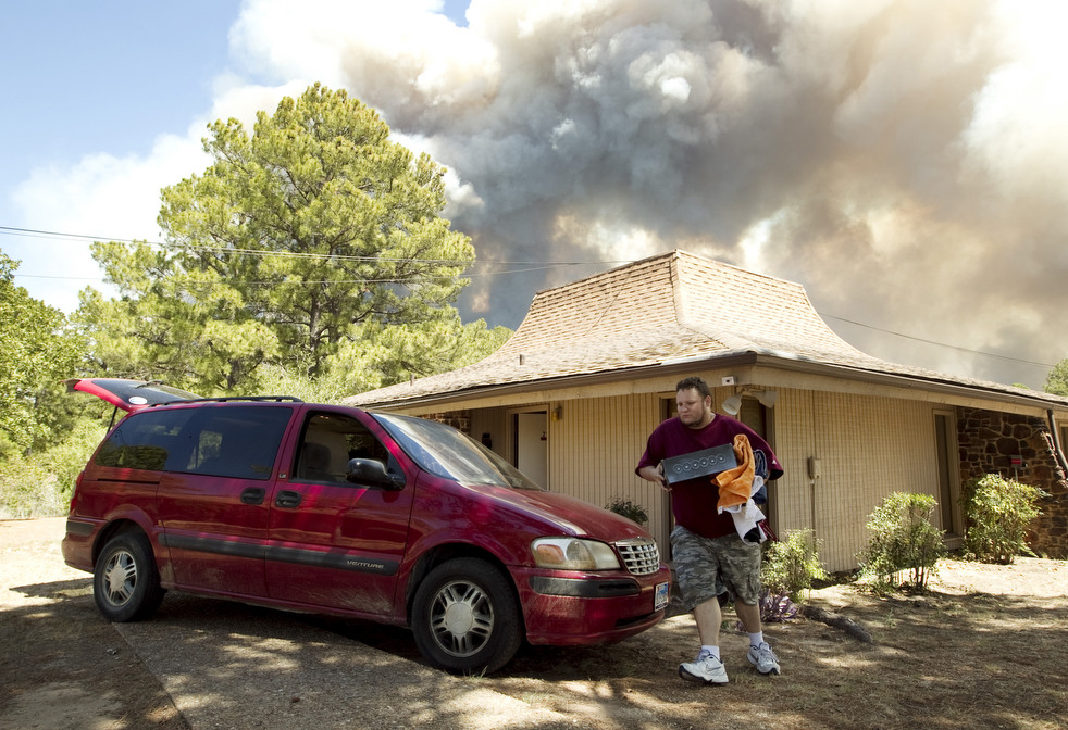 Фотография: Лесные пожары бушуют в Техасе №22 - BigPicture.ru
