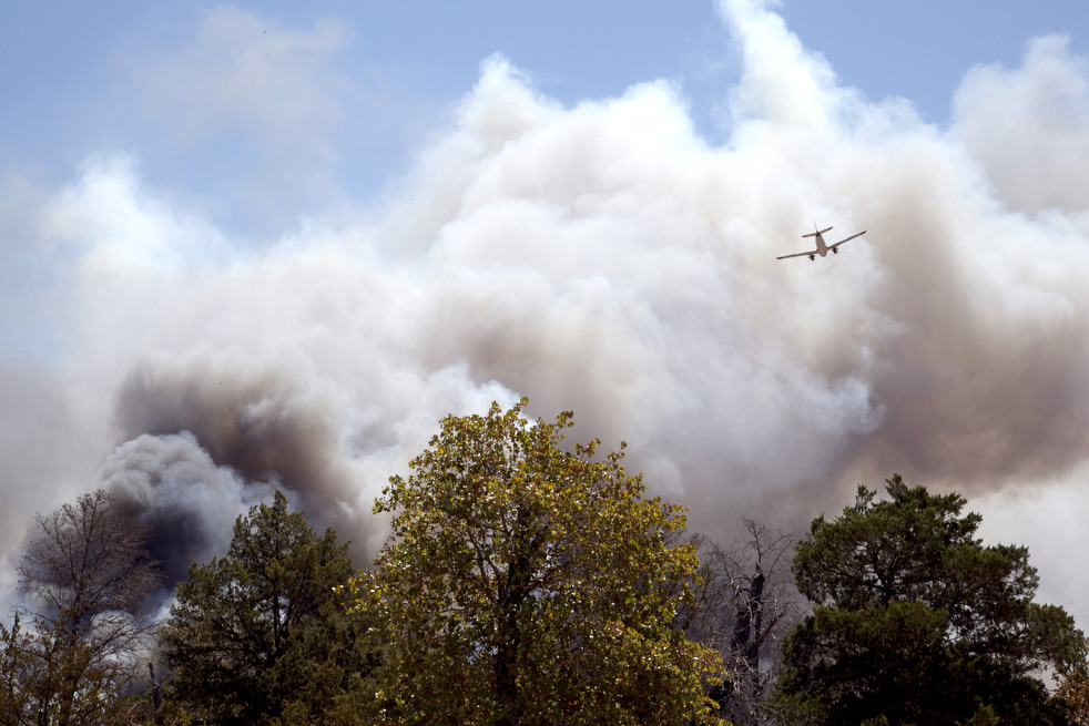 Фотография: Лесные пожары бушуют в Техасе №27 - BigPicture.ru