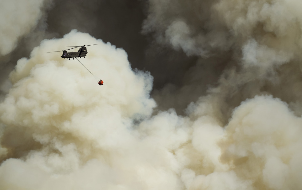 Фотография: Лесные пожары бушуют в Техасе №29 - BigPicture.ru