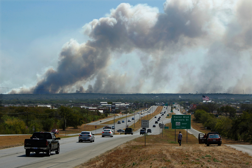 Фотография: Засуха и лесные пожары в Техасе №35 - BigPicture.ru