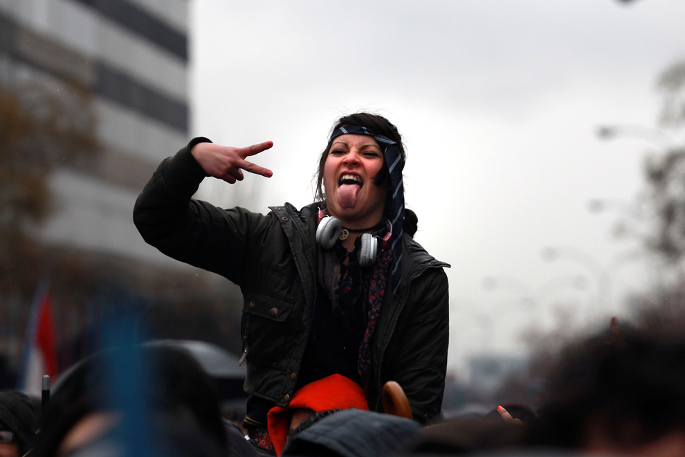 Фотография: Массовые протесты в Чили №35 - BigPicture.ru