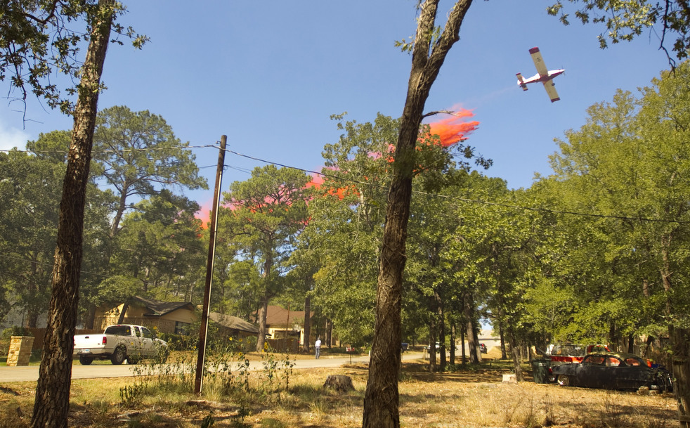 Фотография: Лесные пожары бушуют в Техасе №40 - BigPicture.ru