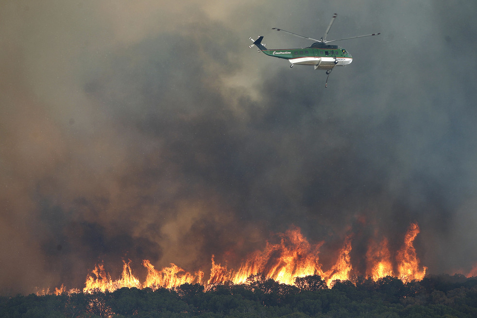 Фотография: Лесные пожары бушуют в Техасе №44 - BigPicture.ru