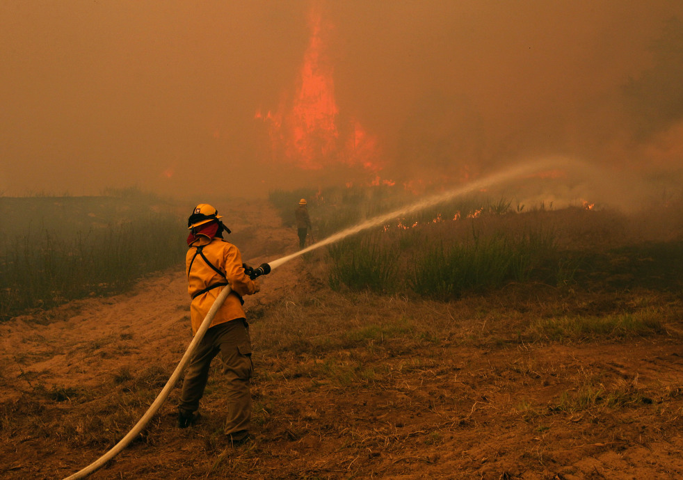 Фотография: Лесные пожары бушуют в Техасе №5 - BigPicture.ru