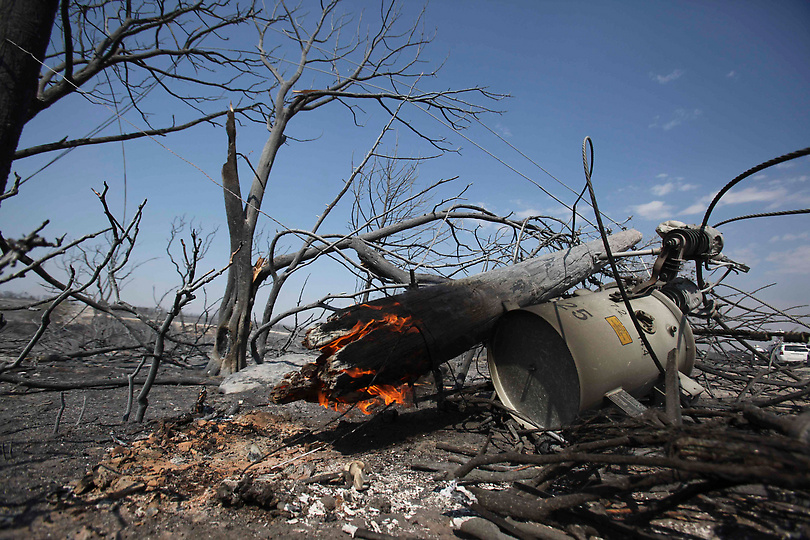 Пожары уничтожили десятки домов в Техасе и Оклахоме