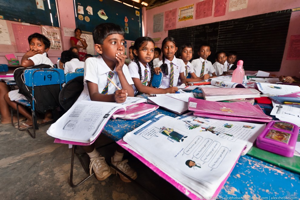Репортаж из Шри-Ланкийской школы