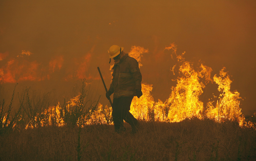 Фотография: Лесные пожары бушуют в Техасе №10 - BigPicture.ru