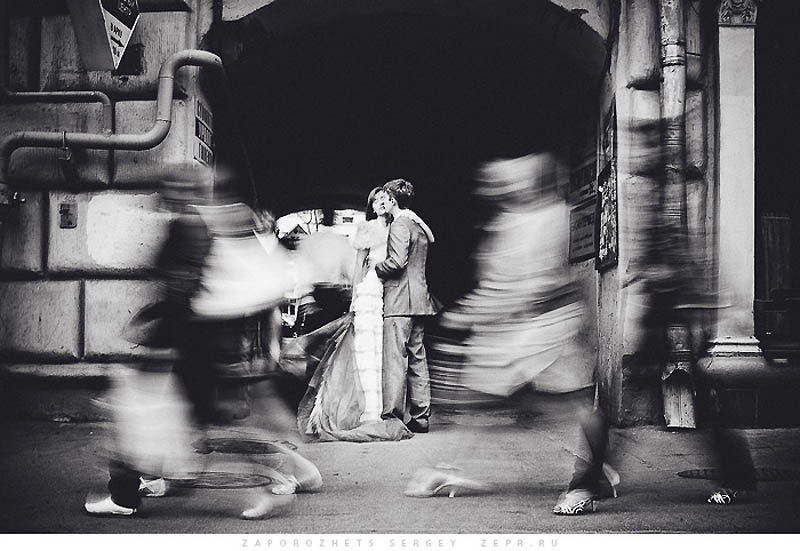 Фотография: Оригинальные свадебные фотографии Сергея Запорожца №10 - BigPicture.ru