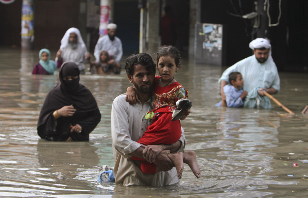 Фотография: Последствия наводнений в Индии и Пакистане №38 - BigPicture.ru