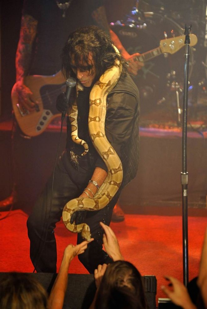 Фотография: Звездная подборка недели: Элис Купер выступает со змеями  и другие №20 - BigPicture.ru