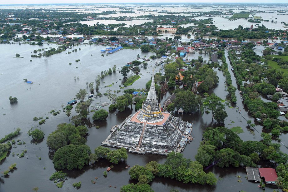 Фотография: Наводнение в Тайланде: Вид сверху (Часть 1) №9 - BigPicture.ru