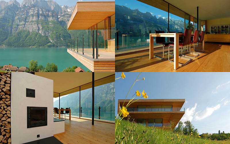 Фотография: Walensee House – дом на берегу озера в Швейцарии №1 - BigPicture.ru