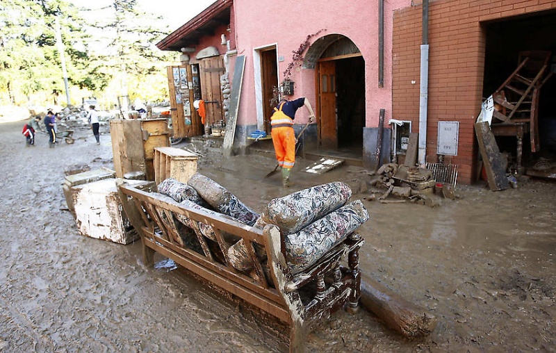 Фотография: Наводнение в северо-западной Италии №5 - BigPicture.ru