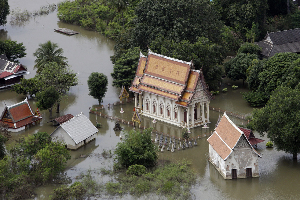 Фотография: Наводнение в Тайланде: Вид сверху (Часть 1) №21 - BigPicture.ru