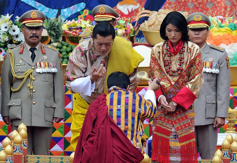 Фотография: Король Бутана женился на простолюдинке, первой красавице страны №4 - BigPicture.ru