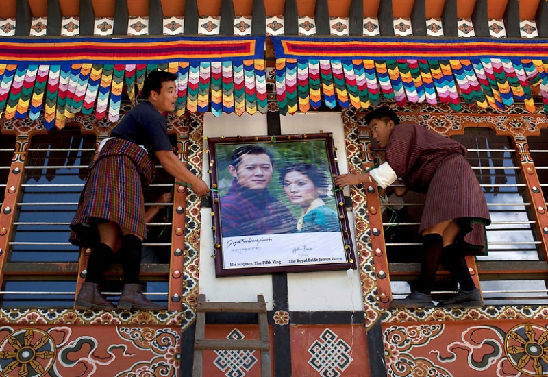 Фотография: Король Бутана женился на простолюдинке, первой красавице страны №26 - BigPicture.ru