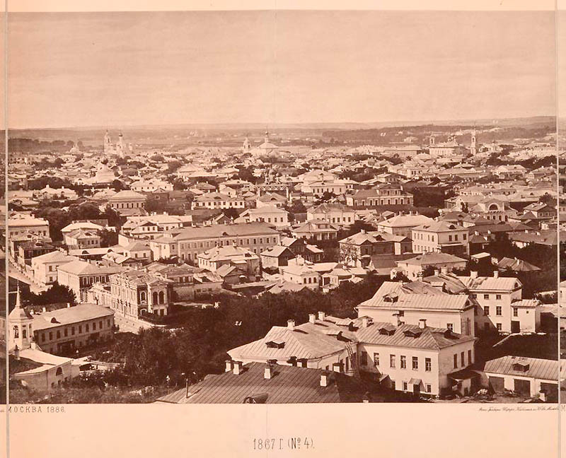 Фотография: Вид с храма Христа Спасителя: как выглядела Москва в 1867 году №13 - BigPicture.ru