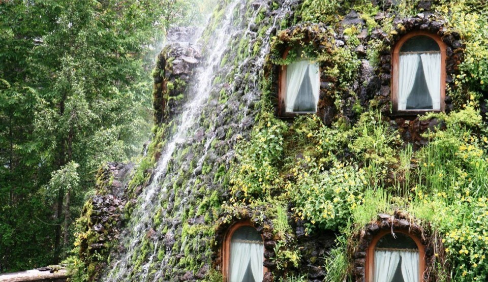 Фотография: Отель - вулкан с водопадом в Чили №14 - BigPicture.ru