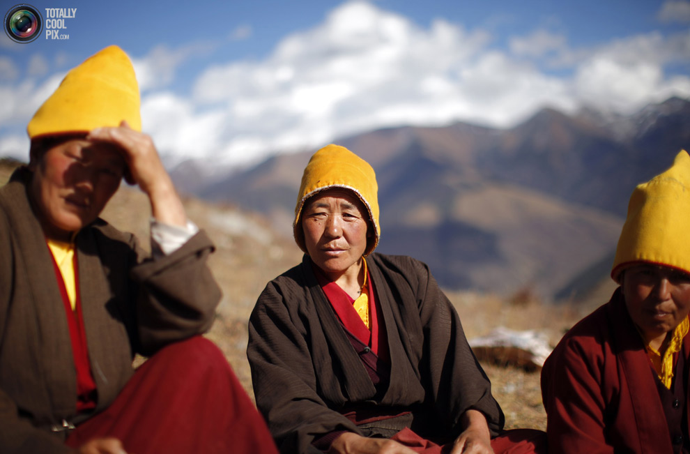 Фотография: Тибетские монахини №13 - BigPicture.ru