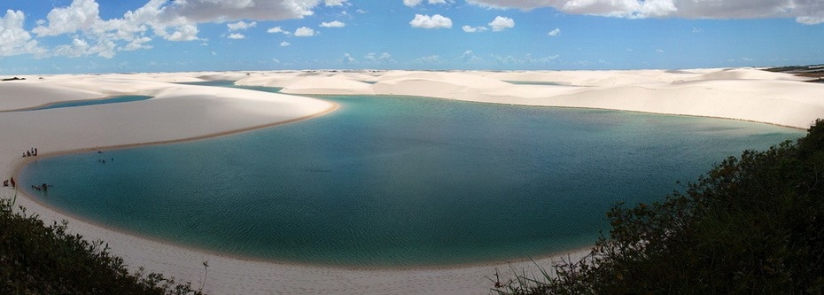 Фотография: Простыни Мараньяна: Белые пески Lencois Maranhenses Бразилии №5 - BigPicture.ru