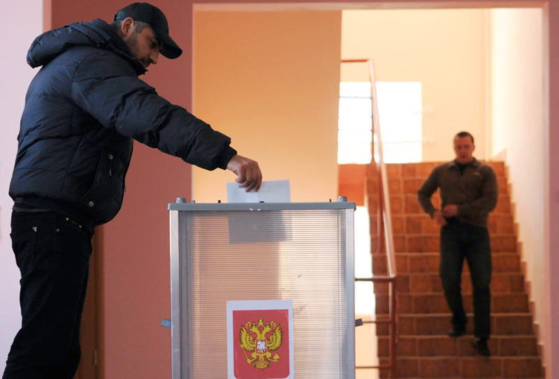 Фотография: Выборы в России глазами иностранных информагентств №11 - BigPicture.ru