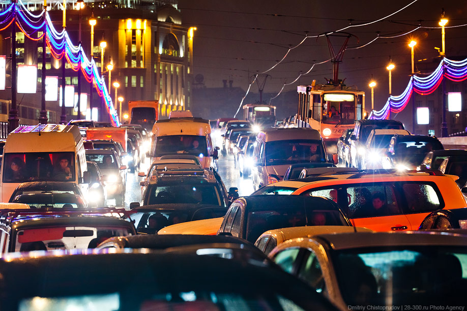 Фотография: Многокилометровые московские пробки №12 - BigPicture.ru