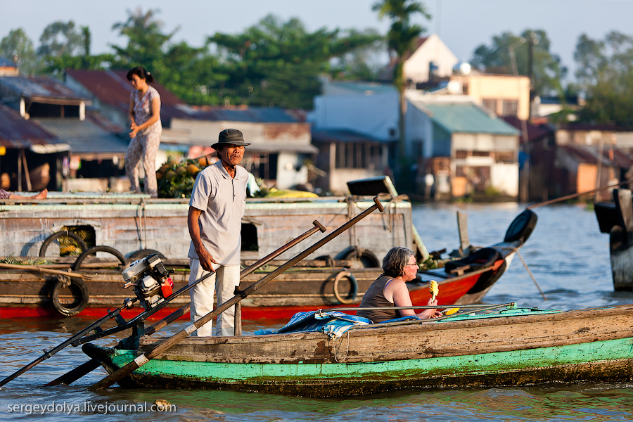 Фотография: Плавучий рынок Кайранг в дельте Меконга №23 - BigPicture.ru