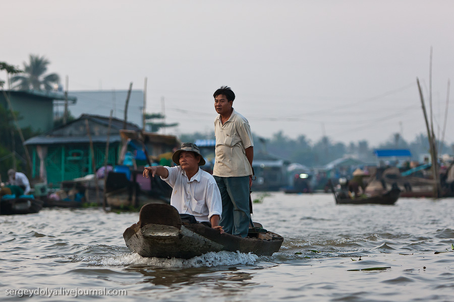 Фотография: Плавучий рынок Кайранг в дельте Меконга №26 - BigPicture.ru