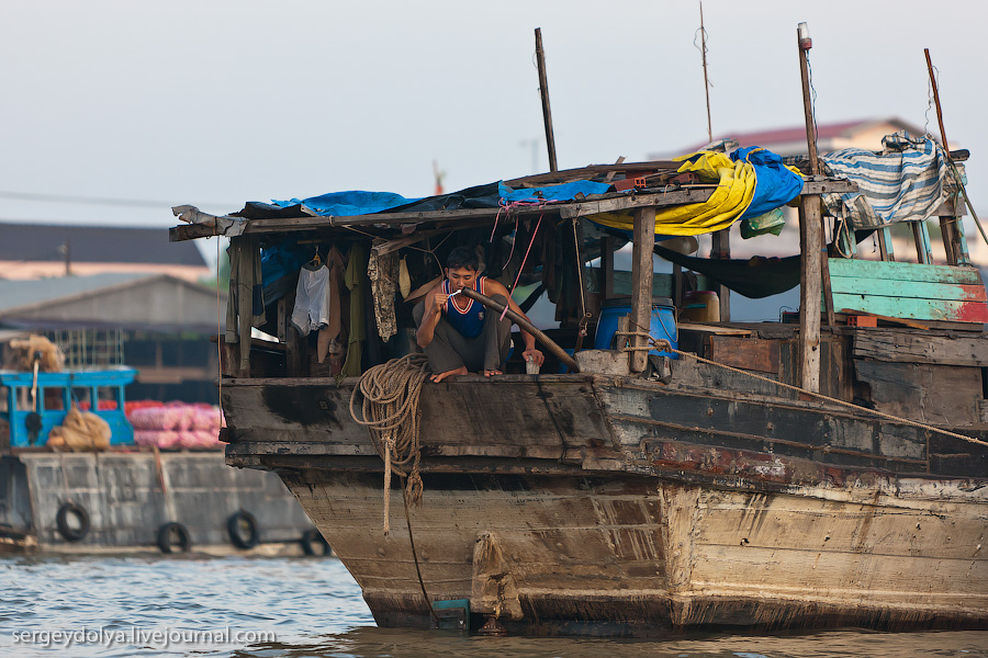 Фотография: Плавучий рынок Кайранг в дельте Меконга №6 - BigPicture.ru