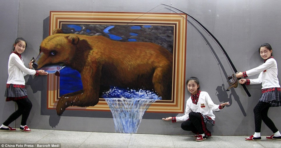 Фотография: Выставка 3D картин в Китае №9 - BigPicture.ru
