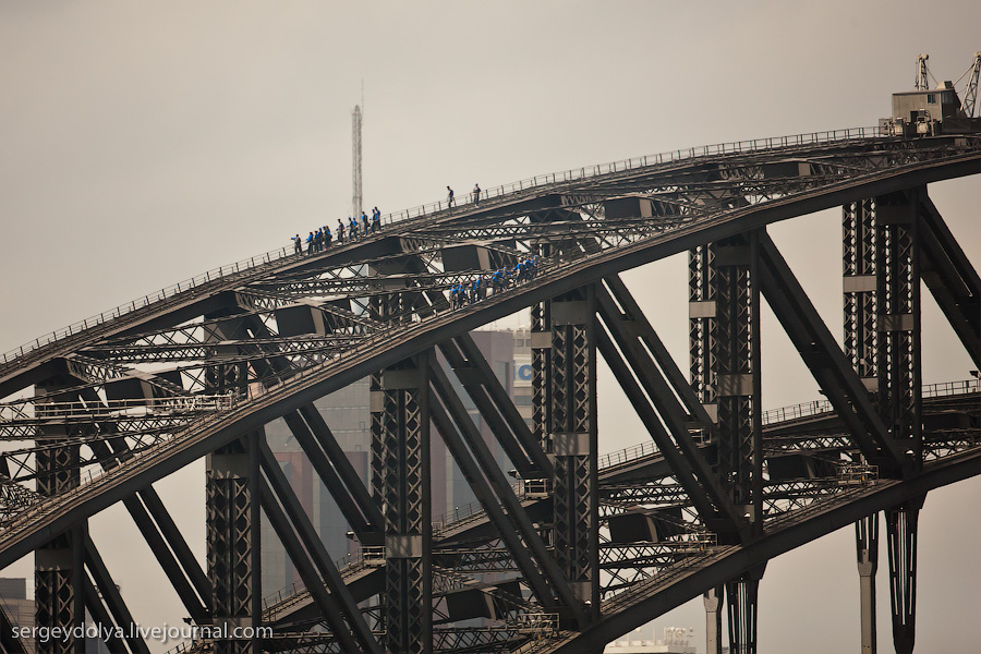 Фотография: Восхождение на сиднейский мост Харбор-Бридж №13 - BigPicture.ru