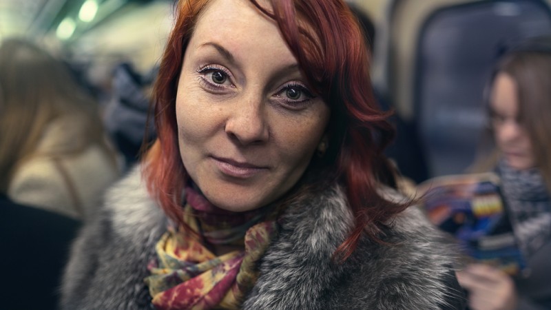 Фотография: Люди в московском метро глазами иностранного фотографа №1 - BigPicture.ru