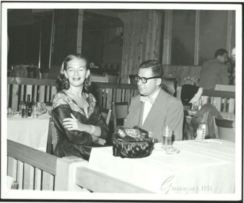 Супруги Айрис и Карл Апфели в 1951 году