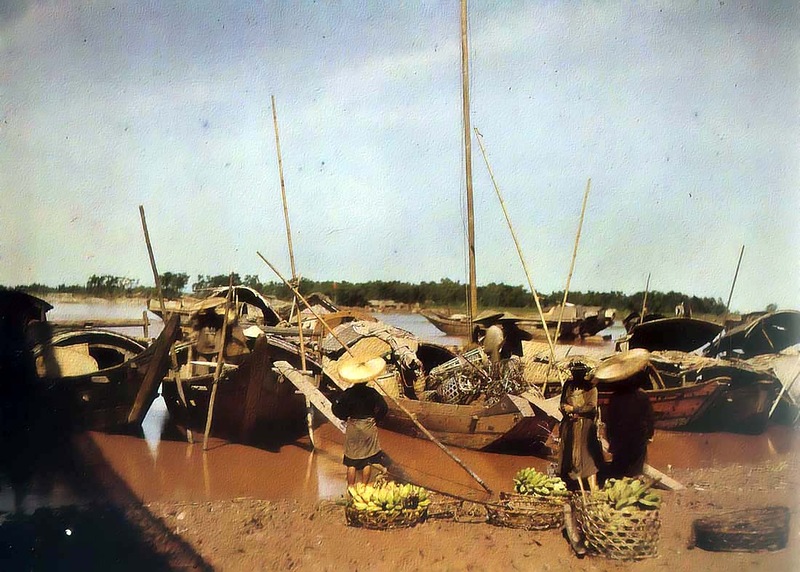 Фотография: Вьетнам 1915 года на цветных фото №7 - BigPicture.ru