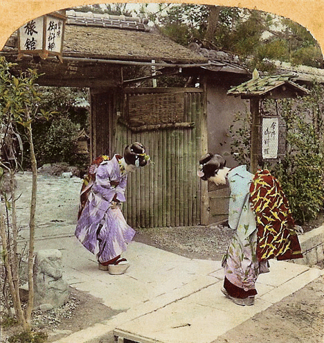 Старинные снимки Японии в цвете и 3D