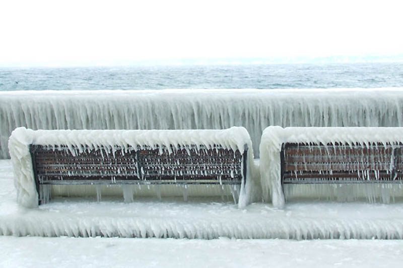Фотография: Ледяные скульптуры на Женевском озере №17 - BigPicture.ru