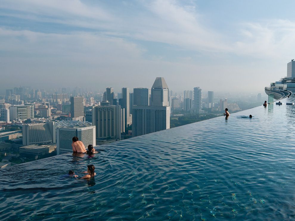 3. Бассейн Infinity Pool, Сингапур. 