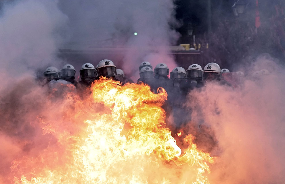Фотография: Афины в огне №2 - BigPicture.ru