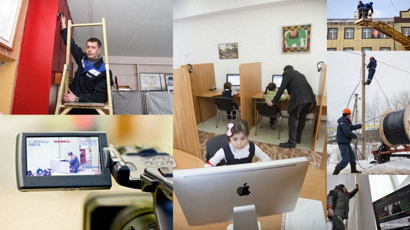 Фотография: Подготовка системы веб-трансляций с избирательных участков №1 - BigPicture.ru