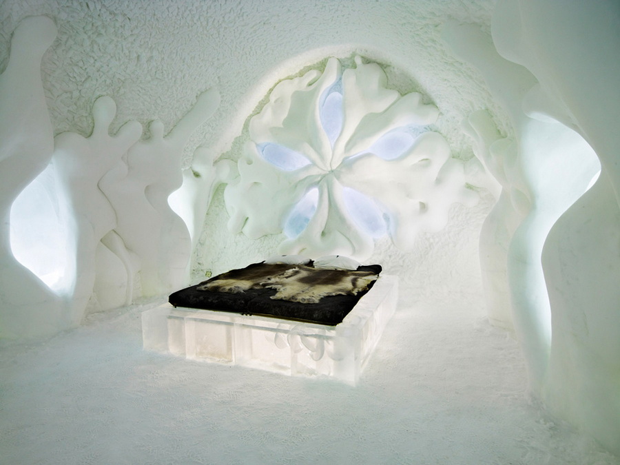Фотография: Гостиница изо льда и снега в Швеции №13 - BigPicture.ru