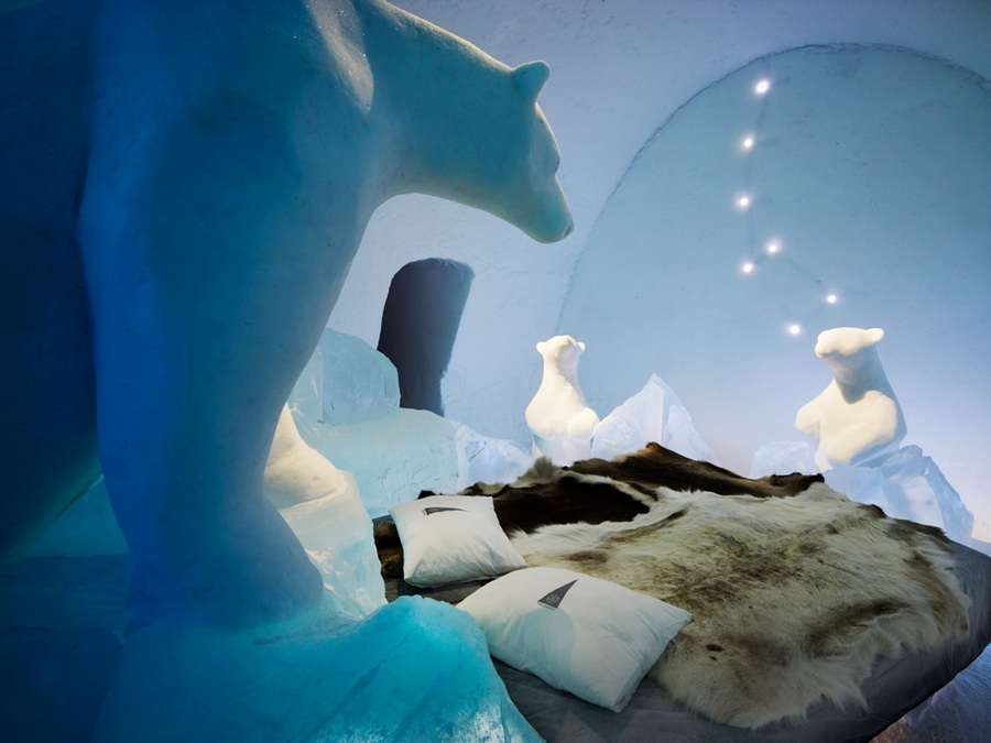 Фотография: Гостиница изо льда и снега в Швеции №26 - BigPicture.ru