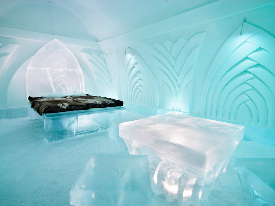 Фотография: Гостиница изо льда и снега в Швеции №19 - BigPicture.ru