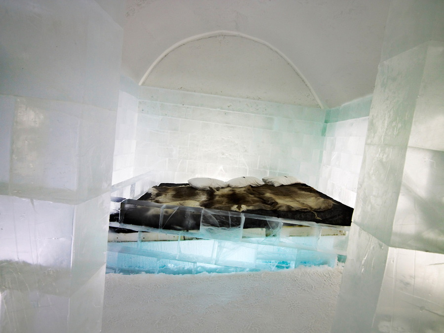 Фотография: Гостиница изо льда и снега в Швеции №12 - BigPicture.ru