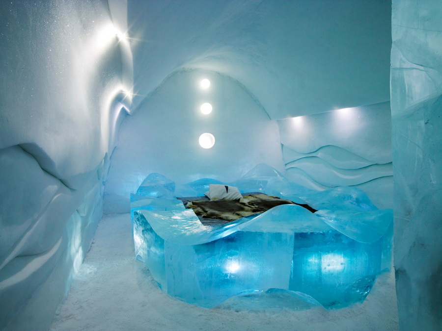 Фотография: Гостиница изо льда и снега в Швеции №2 - BigPicture.ru